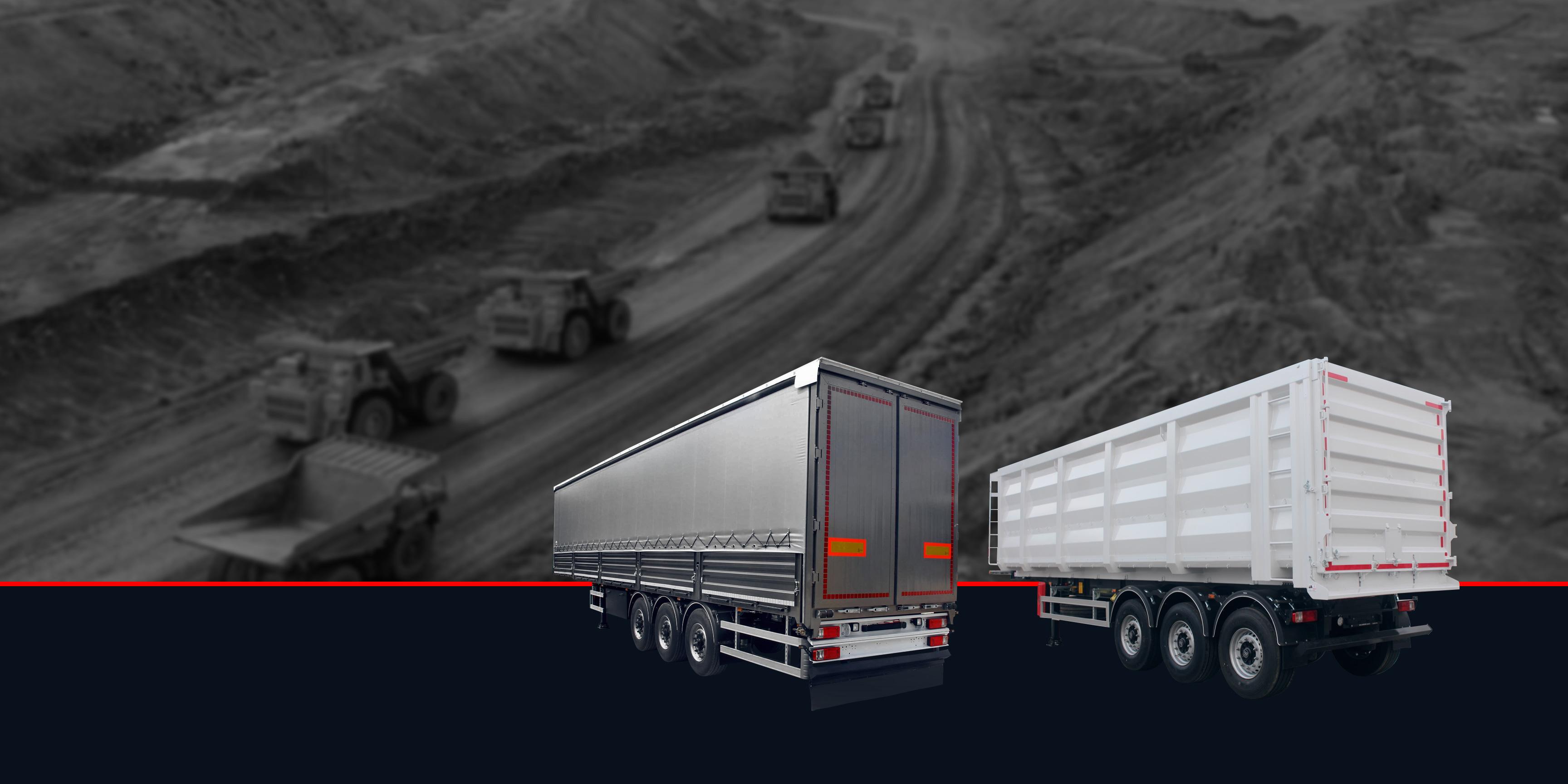 Grupo de remolques de carga